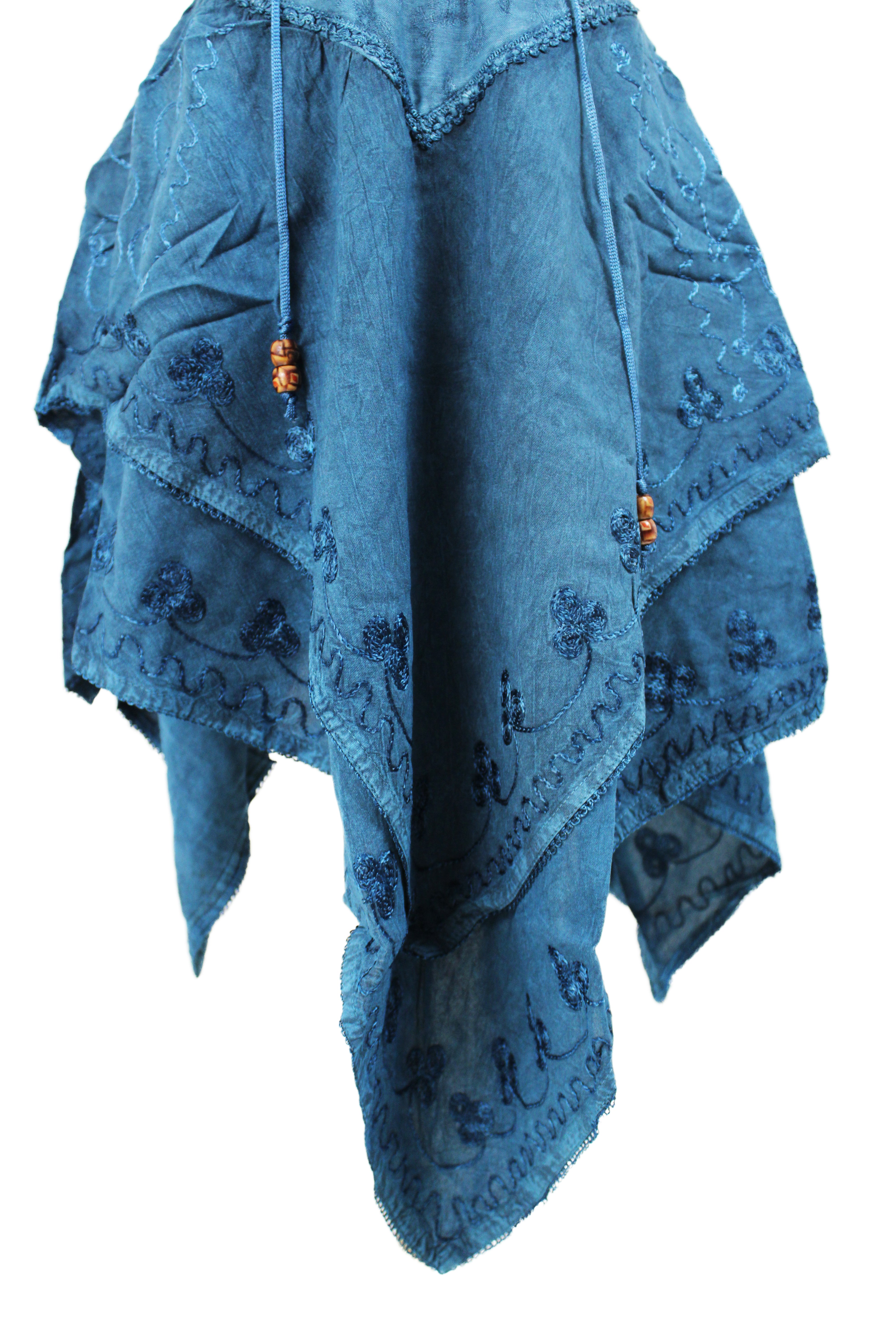 Boho Corset Handkerchief Dress
