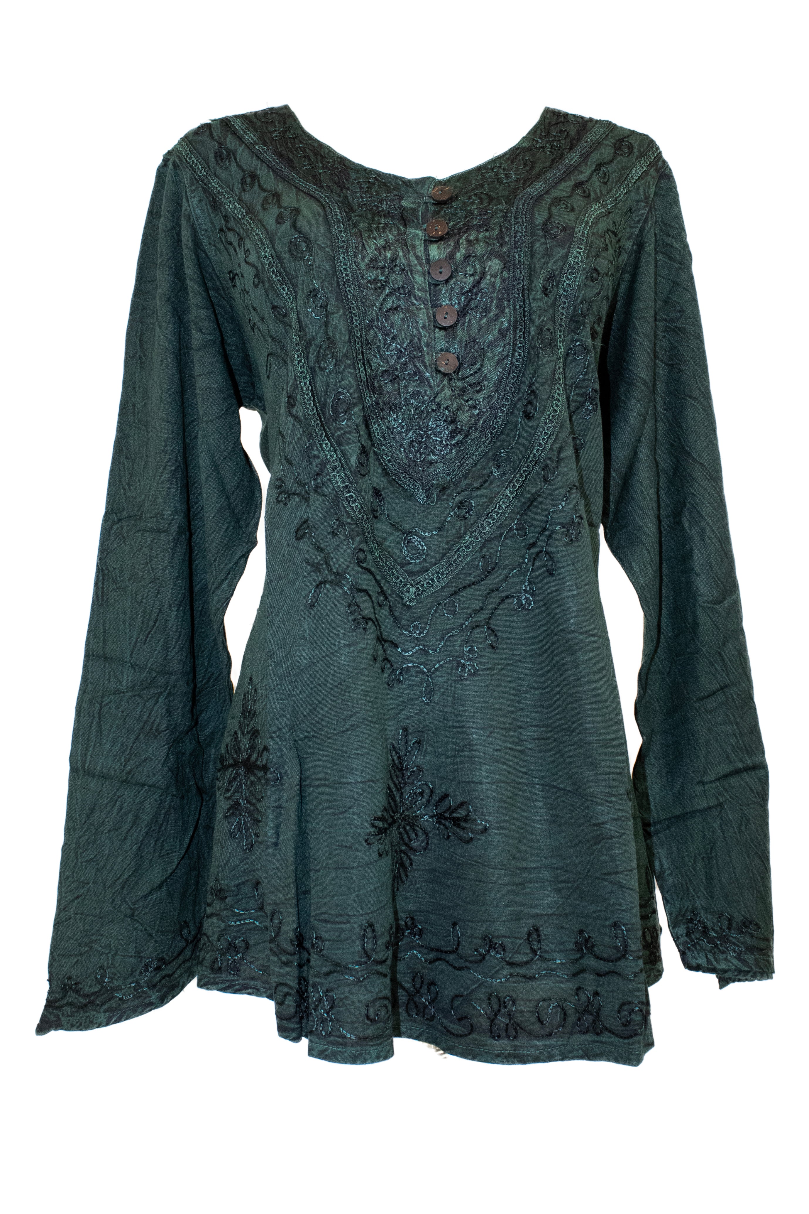 Embroidered Boho Tunic full sleeve
