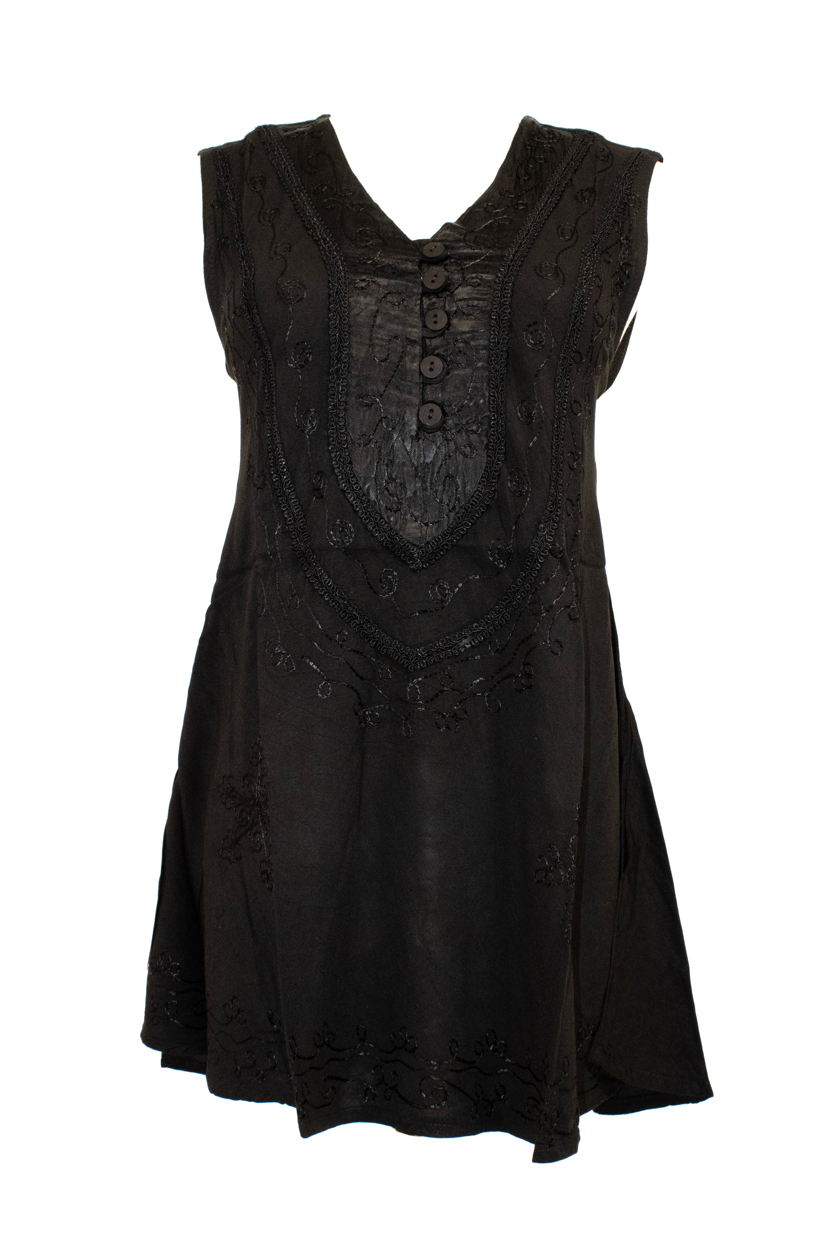 Embroidered Boho Tuni