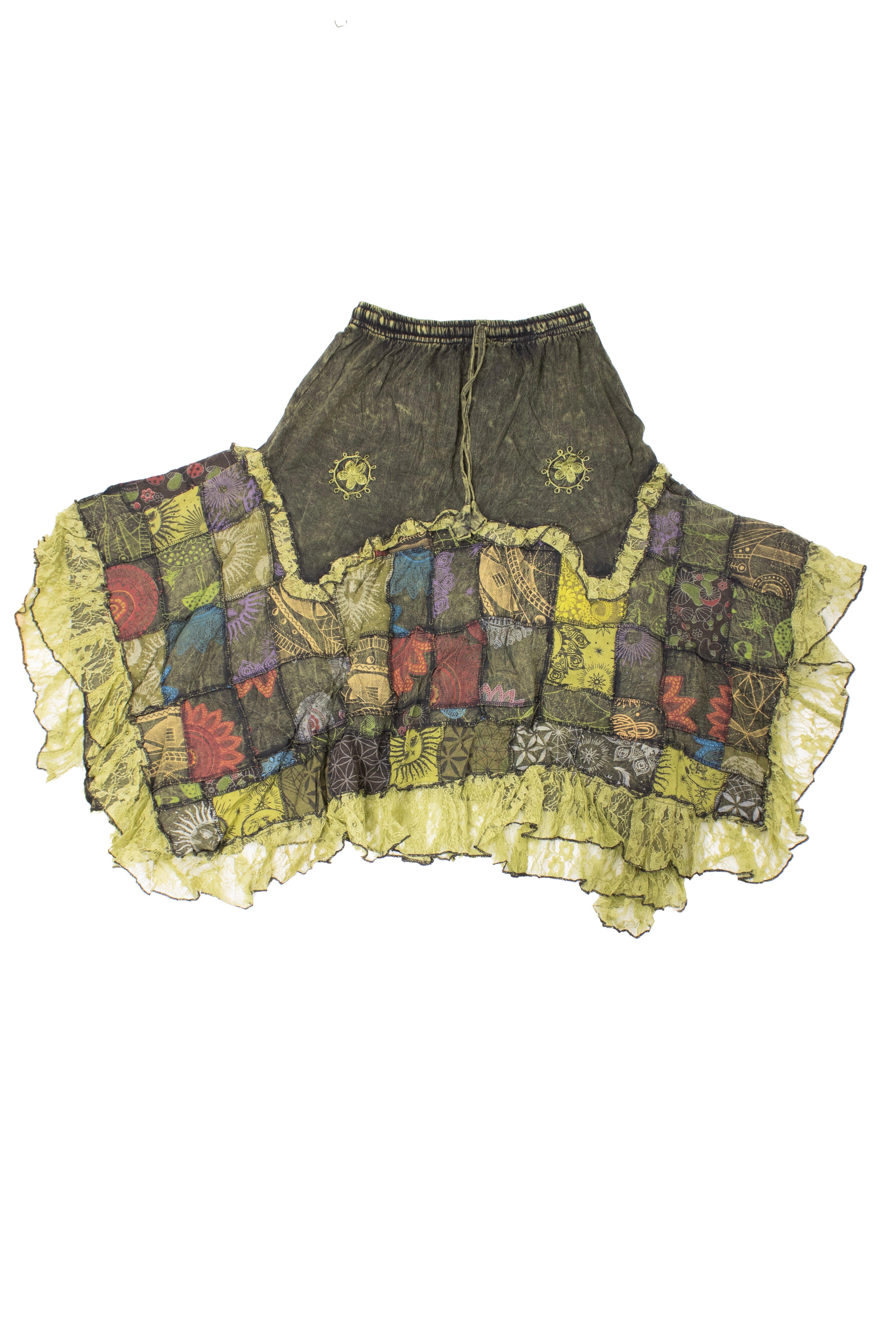 Himalayan Patchwork Boho Skirt