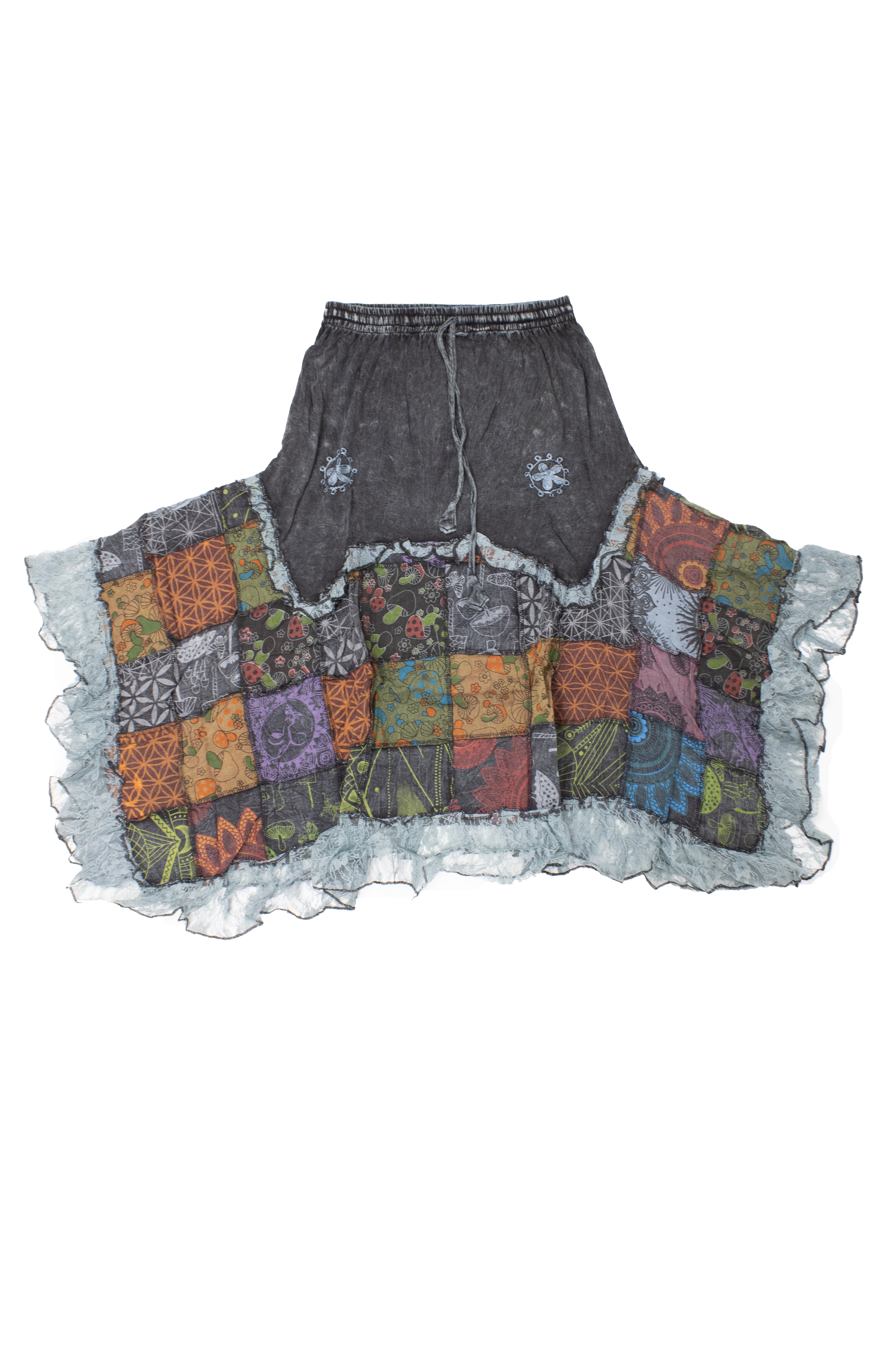 Himalayan Patchwork Boho Skirt