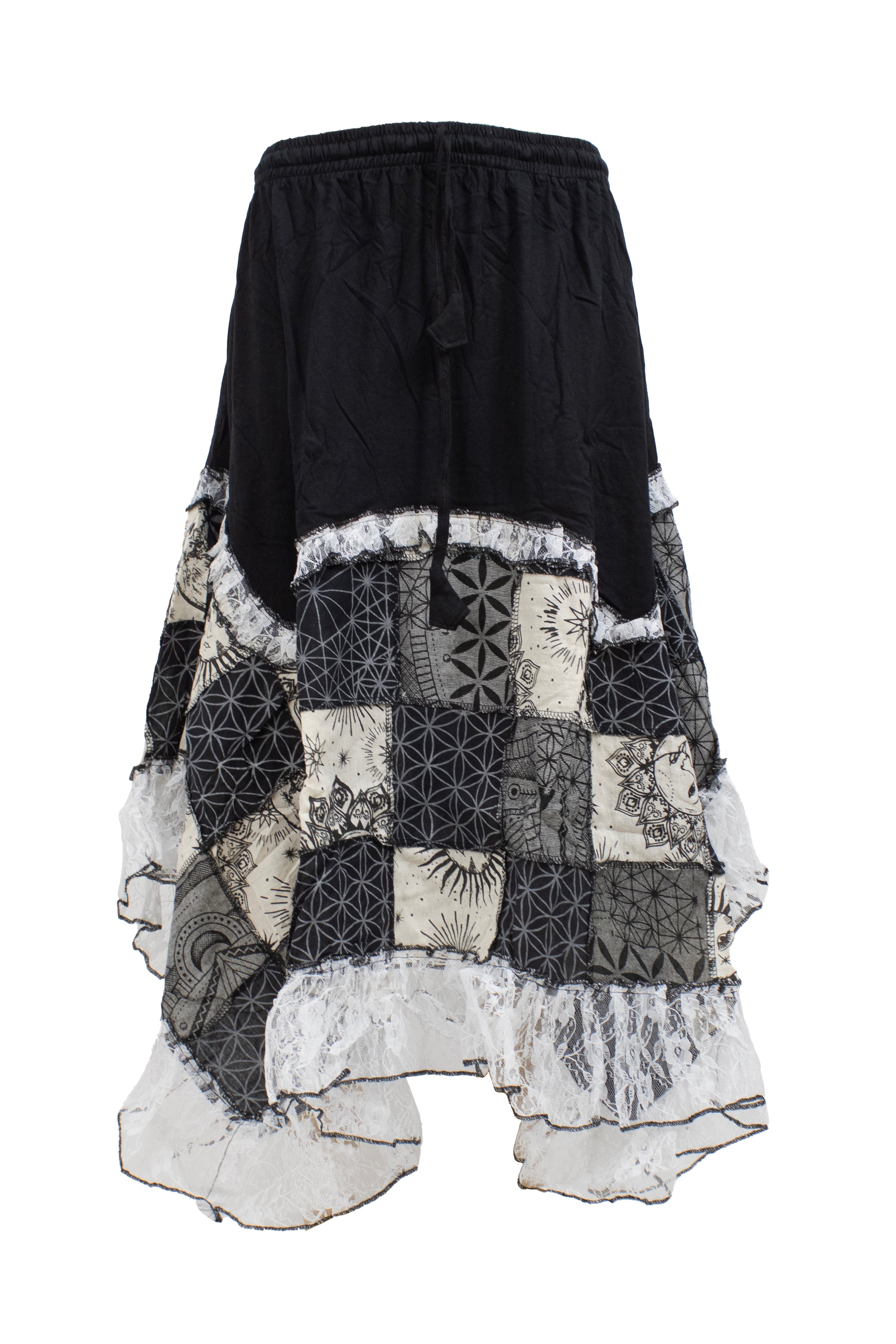 Himalayan Patchwork Boho Skirt