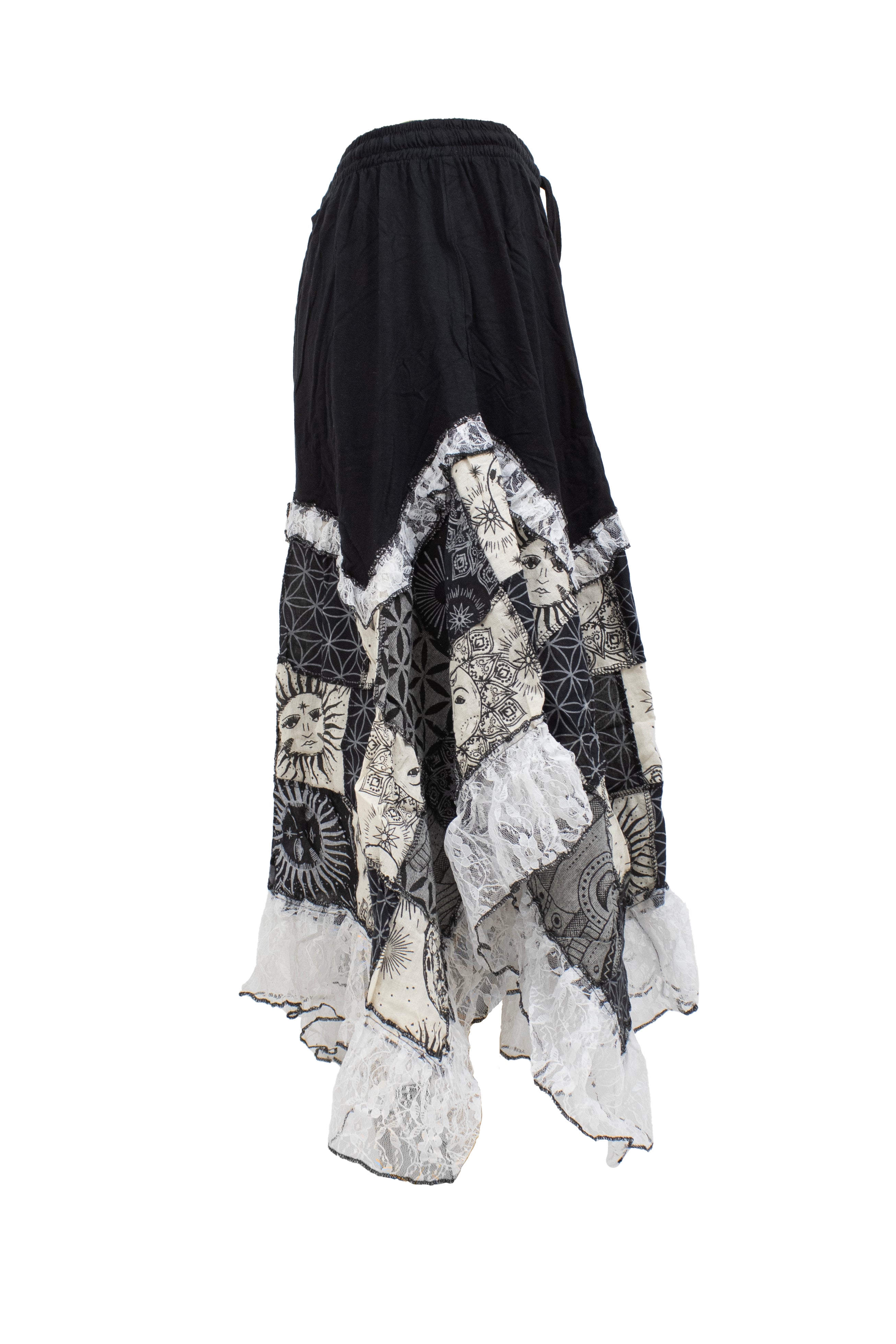 Himalayan Patchwork Boho Skirt