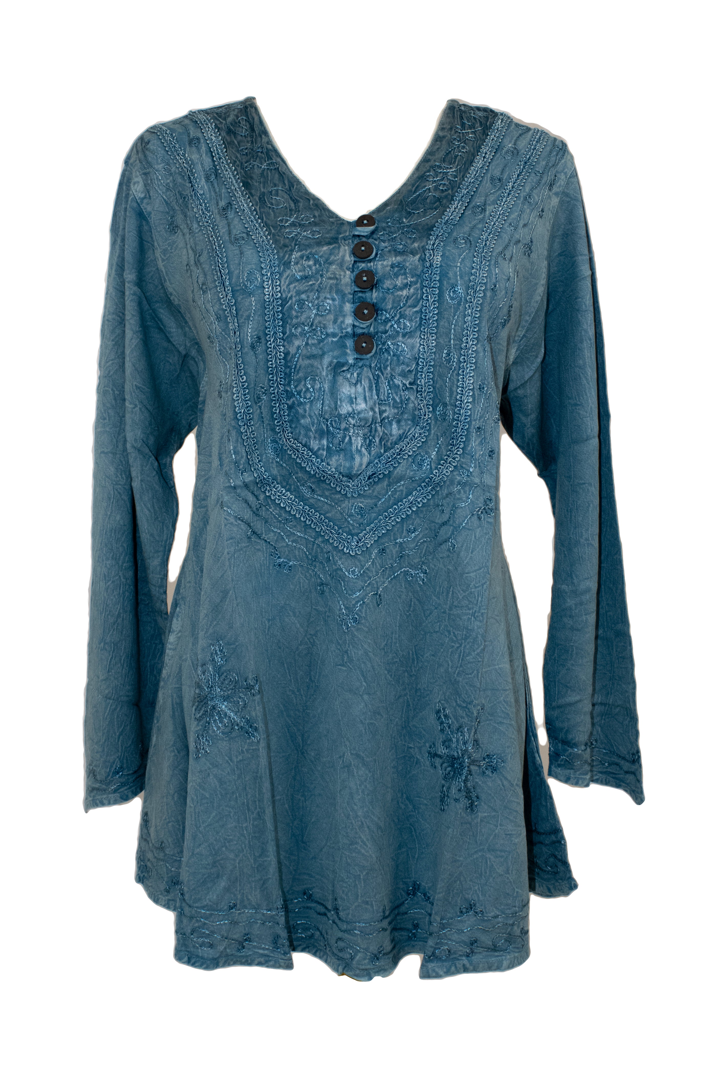 Embroidered Boho Tunic full sleeve